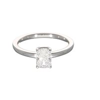 Vicenza - Piazzetta Palladio 2 - Anillo Crivelli Mujer DIAMANTI in Oro blanco Diamante 1.01 Ct 372-3546-GL - 372-3546-GL